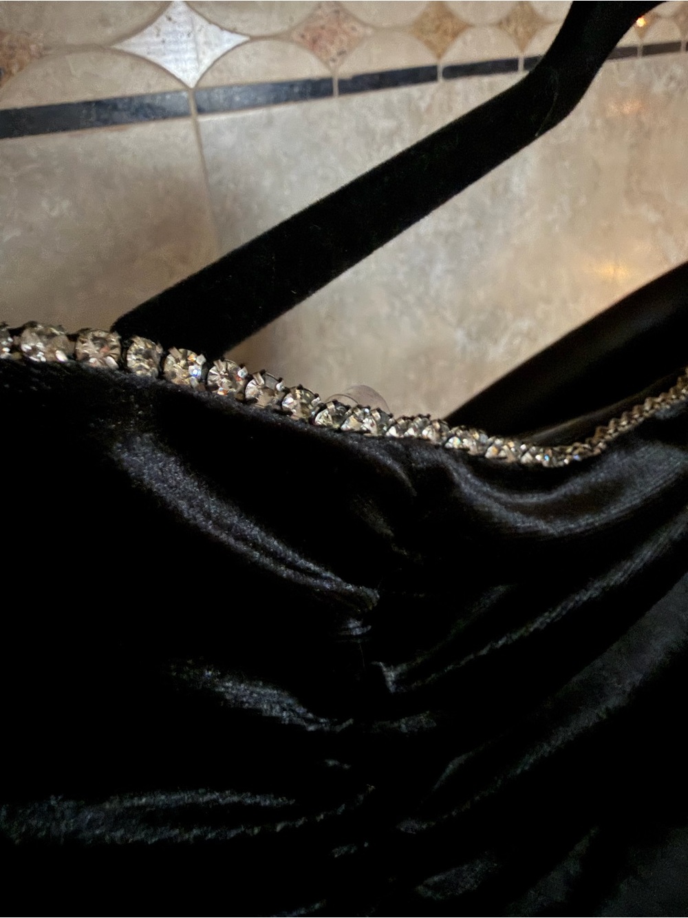 Fashion Nova Black Strapless Ruched Velvet Bodycon Dress - Picture 5 of 10